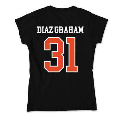 Oregon State - NCAA Men's Basketball : Jorge Diaz Graham - Soft Style Women’s T-Shirt-1