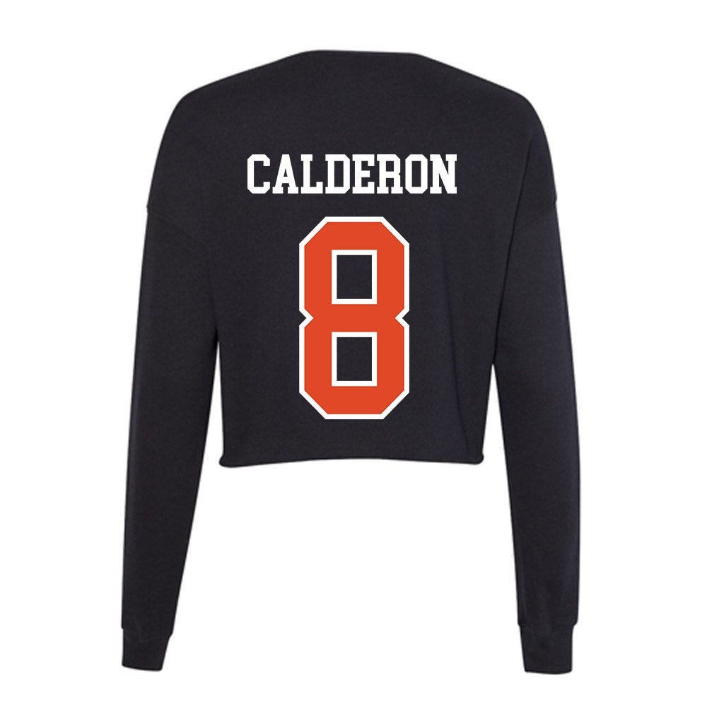Oregon State - NCAA Women's Soccer : Isa Calderon - Women's Cropped Crew Fleece-1