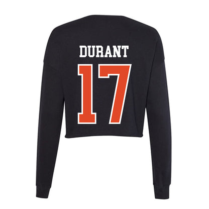 Oregon State - NCAA Football : Malachi Durant - Women's Cropped Crew Fleece-1