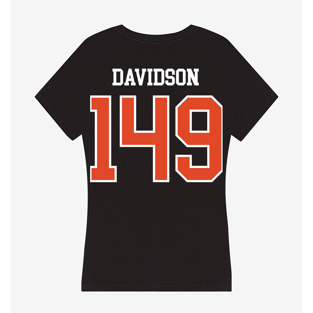 Oregon State - NCAA Wrestling : Koy Davidson - Women's V-Neck T-Shirt-1