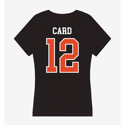 Oregon State - NCAA Football : Zachary Card - Women's V-Neck T-Shirt-1