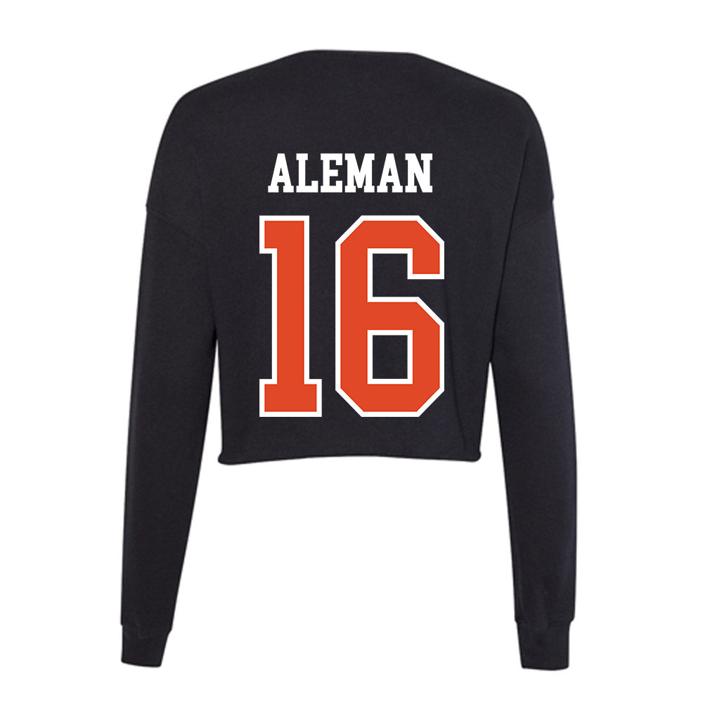 Oregon State - NCAA Softball : Kimberlee Aleman - Women's Cropped Crew Fleece-1