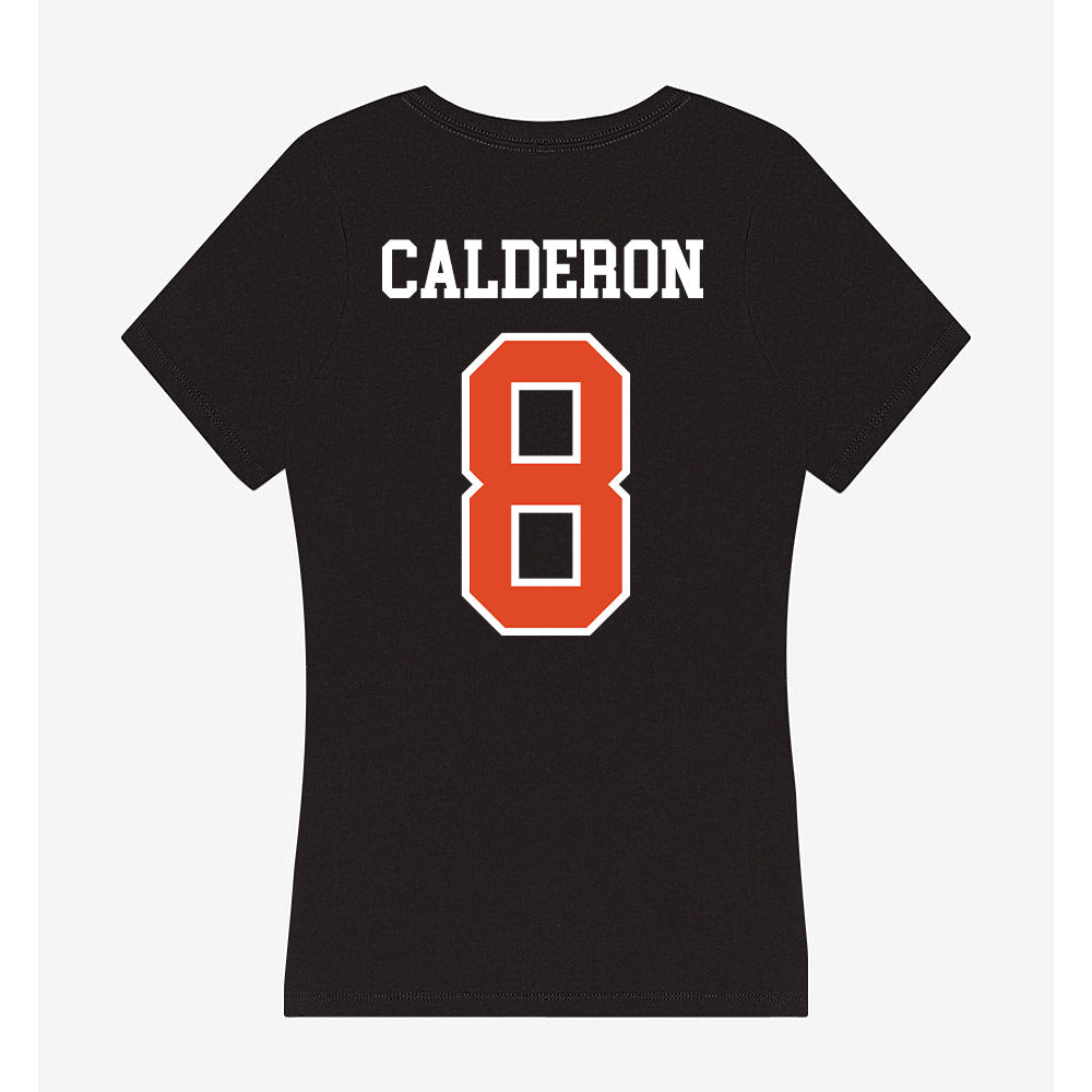 Oregon State - NCAA Women's Soccer : Isa Calderon - Women's V-Neck T-Shirt-1
