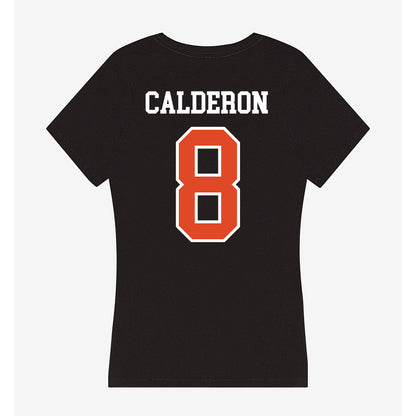 Oregon State - NCAA Women's Soccer : Isa Calderon - Women's V-Neck T-Shirt-1