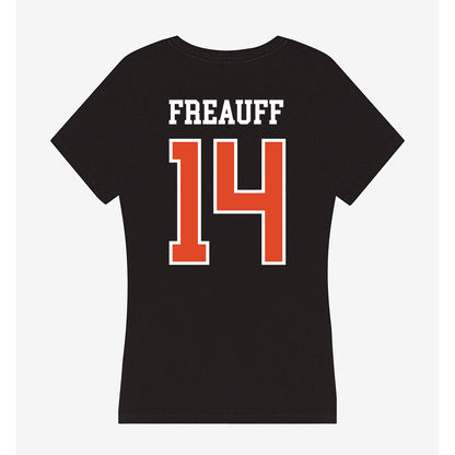 Oregon State - NCAA Football : Eddie Freauff - Women's V-Neck T-Shirt-1