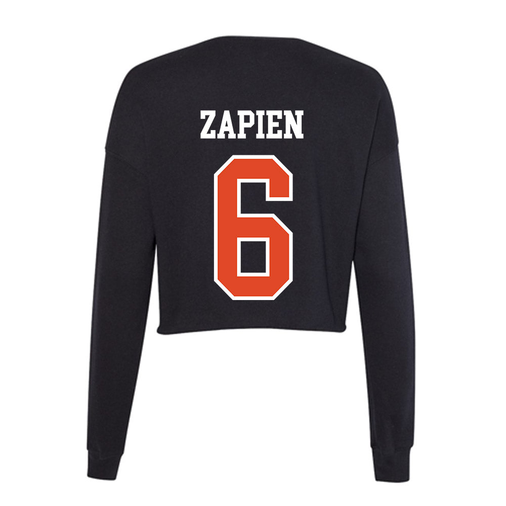 Oregon State - NCAA Men's Soccer : Jacob Zapien - Women's Cropped Crew Fleece-1