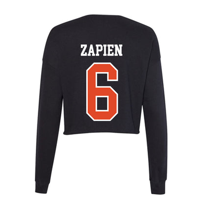 Oregon State - NCAA Men's Soccer : Jacob Zapien - Women's Cropped Crew Fleece-1