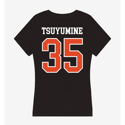 Oregon State - NCAA Football : Tetsuta Tsuyumine - Women's V-Neck T-Shirt-1