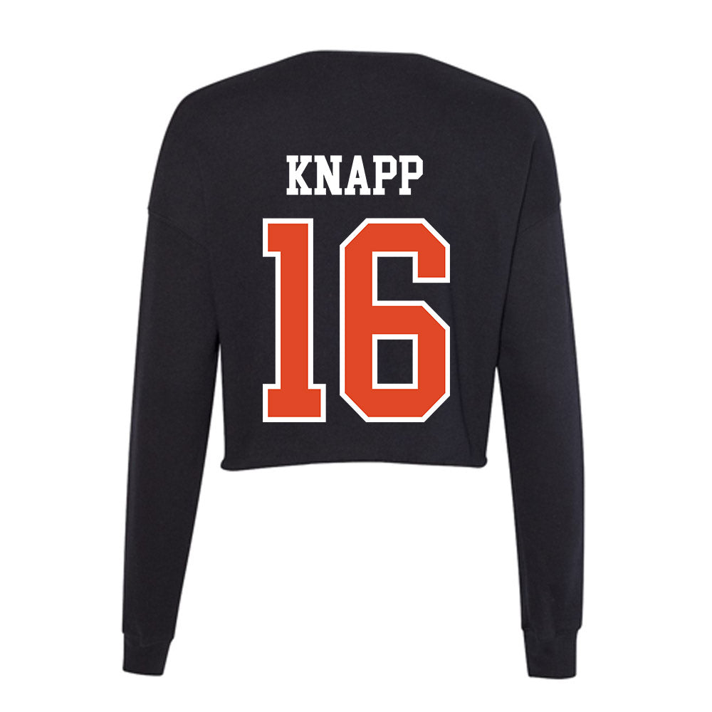 Oregon State - NCAA Football : Logan Knapp - Women's Cropped Crew Fleece-1