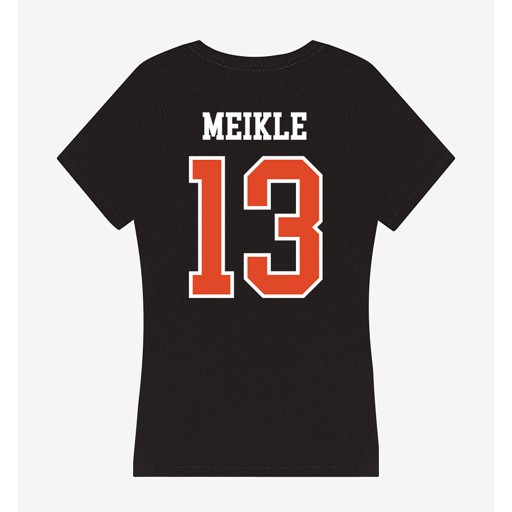 Oregon State - NCAA Football : Shamar Meikle - Women's V-Neck T-Shirt-1