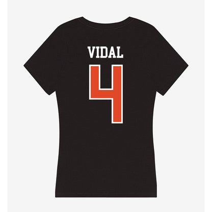 Oregon State - NCAA Men's Soccer : Oriol Vidal - Women's V-Neck T-Shirt-1