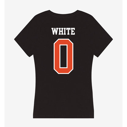 Oregon State - NCAA Men's Basketball : Desmond White - Women's V-Neck T-Shirt-1