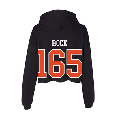 Oregon State - NCAA Wrestling : keller rock - Women's Crop Fleece Hoodie-1
