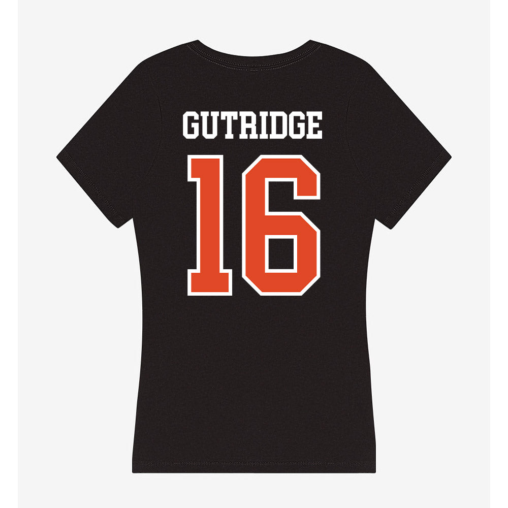 Oregon State - NCAA Football : Kallen Gutridge - Women's V-Neck T-Shirt-1