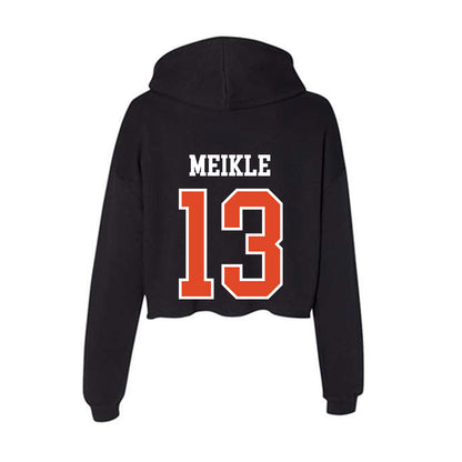 Oregon State - NCAA Football : Shamar Meikle - Women's Crop Fleece Hoodie-1