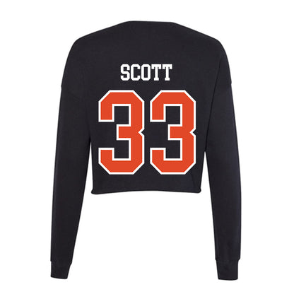 Oregon State - NCAA Baseball : Noah Scott - Women's Cropped Crew Fleece-1