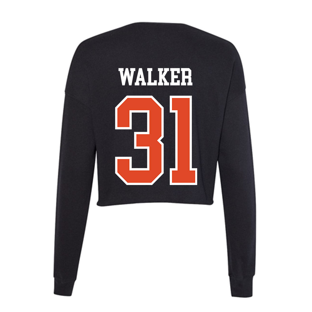 Oregon State - NCAA Football : Max Walker - Women's Cropped Crew Fleece-1