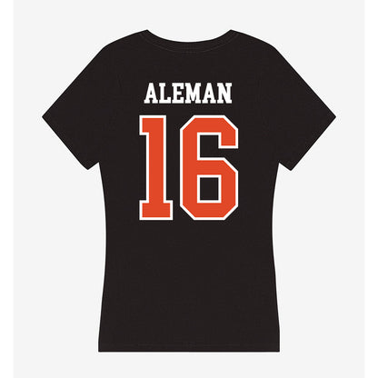 Oregon State - NCAA Softball : Kimberlee Aleman - Women's V-Neck T-Shirt-1