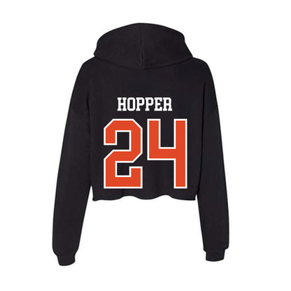 Oregon State - NCAA Football : Tyjai Hopper - Women's Crop Fleece Hoodie-1