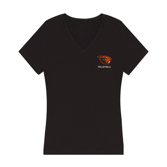 Oregon State - NCAA Women's Volleyball : Alana Marrs - Women's V-Neck T-Shirt-0
