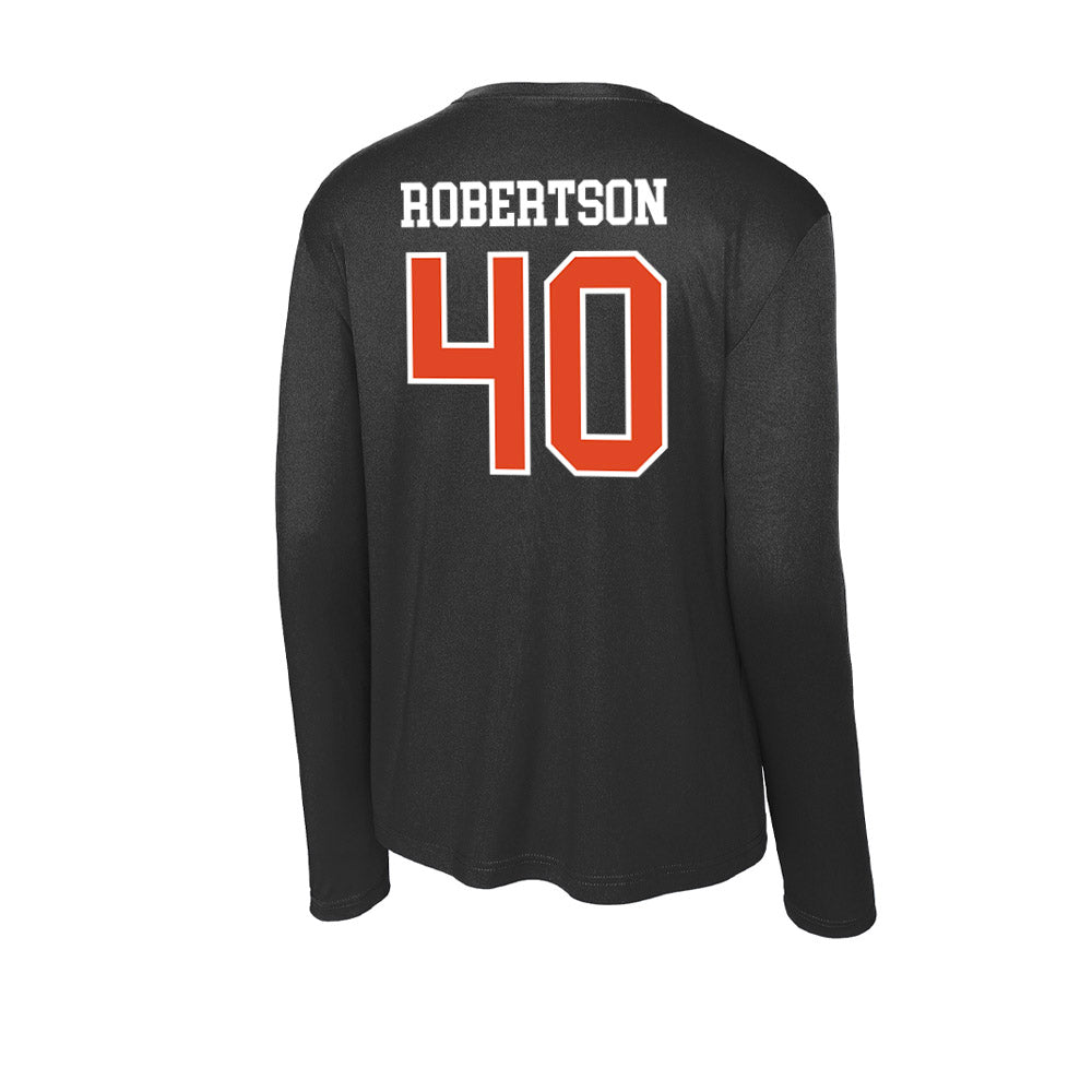 Oregon State - NCAA Football : Jackson Robertson - Activewear Long Sleeve T-Shirt-1