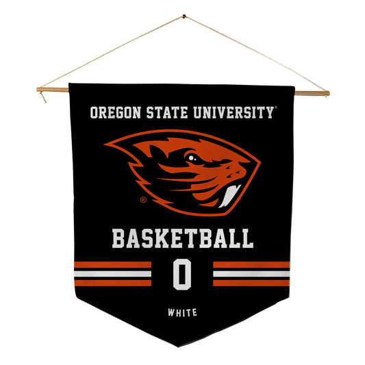 Oregon State - NCAA Men's Basketball : Desmond White - Pennant - 18" x 21"-0