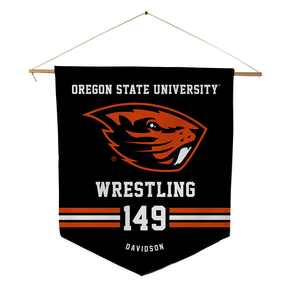 Oregon State - NCAA Wrestling : Koy Davidson - Pennant - 18" x 21"-0