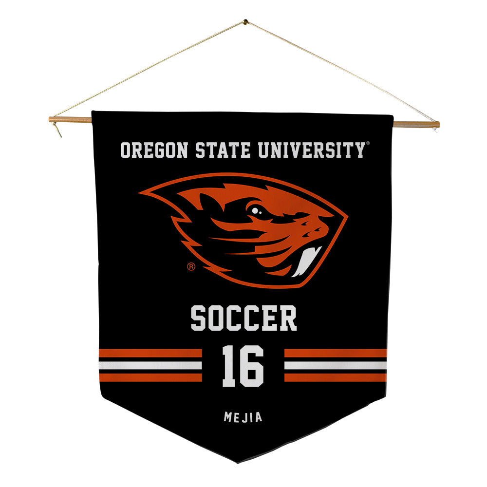 Oregon State - NCAA Women's Soccer : Nathalie Mejia - Pennant - 18" x 21"-0