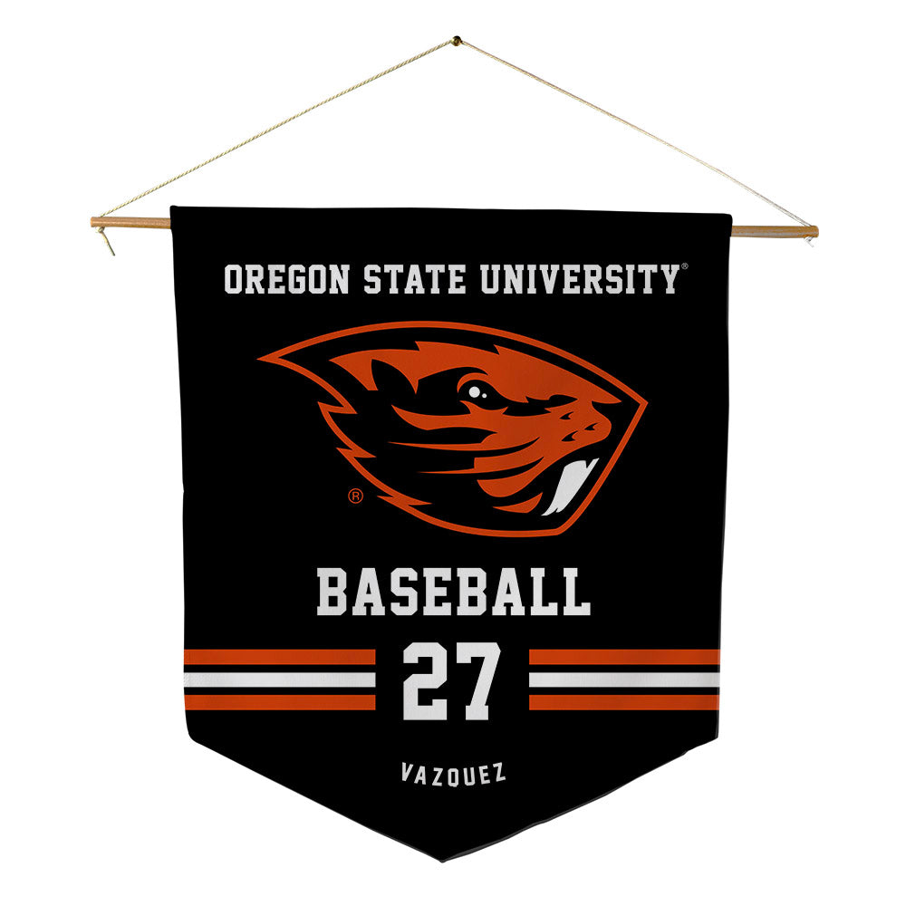 Oregon State - NCAA Baseball : Paul Vazquez - Pennant - 18" x 21"-0