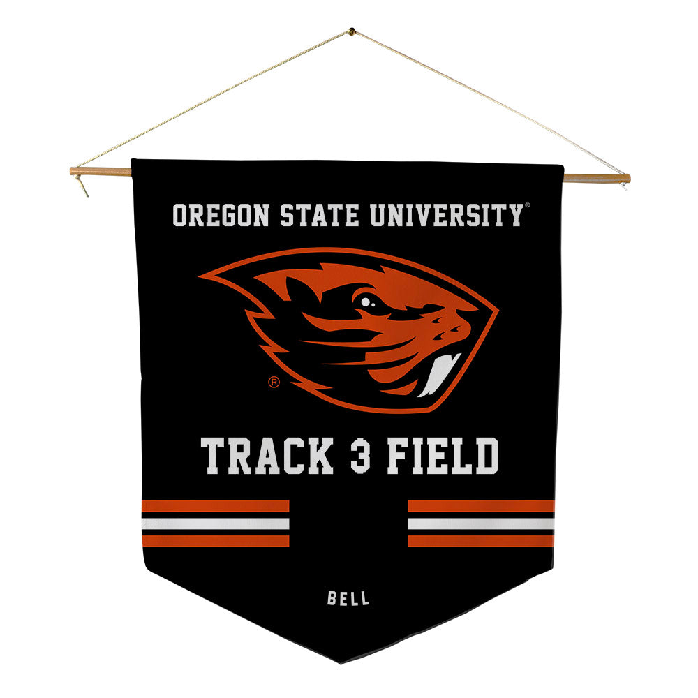 Oregon State - NCAA Women's Track & Field : Jaida Bell - Pennant - 18" x 21"-0