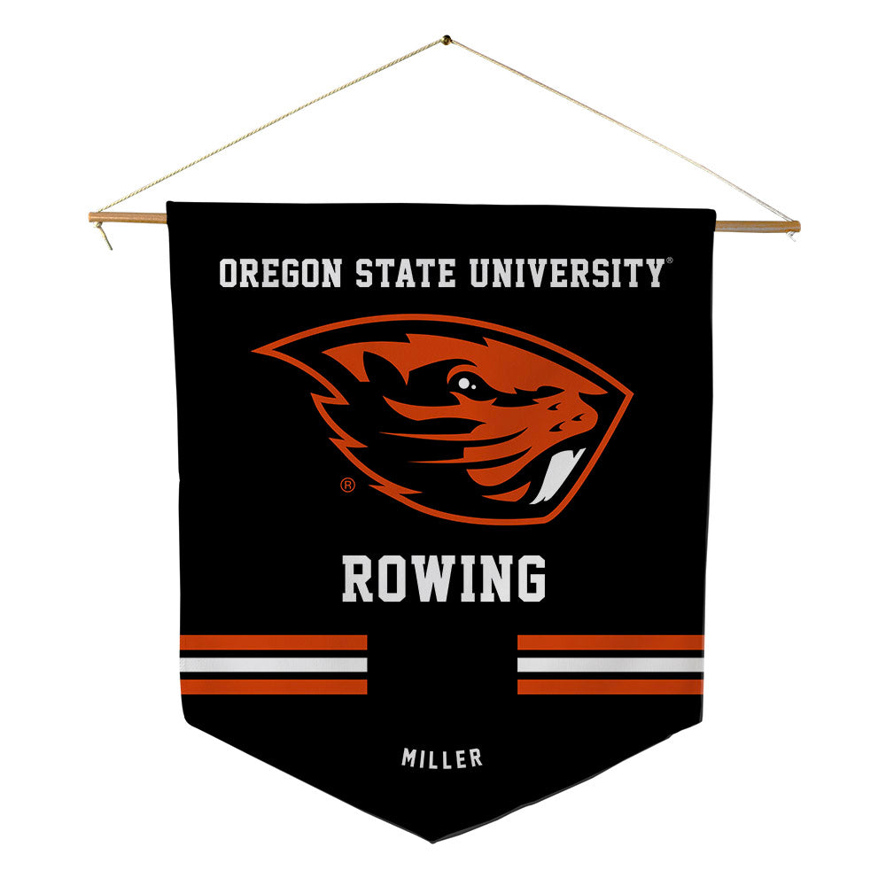 Oregon State - NCAA Women's Rowing : Ashtyn Miller - Pennant - 18" x 21"-0