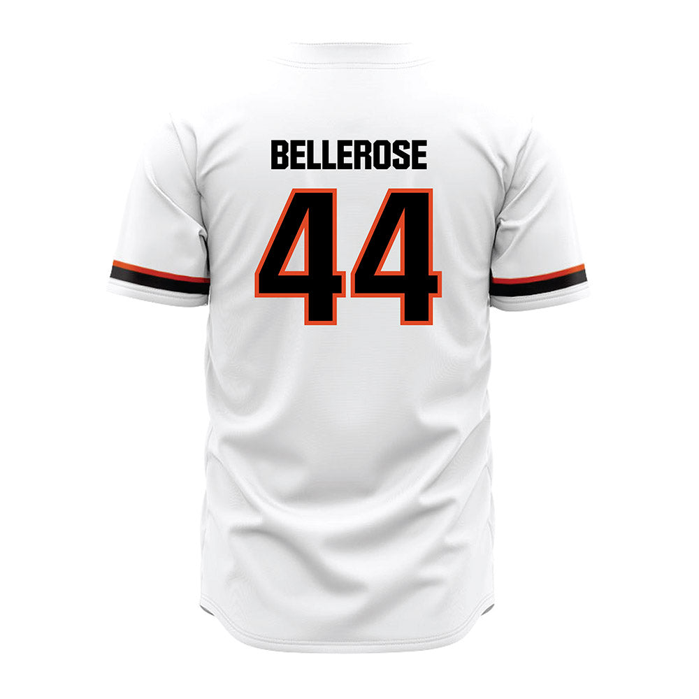 Oregon State - NCAA Baseball : Tyler Bellerose - White Jersey-1