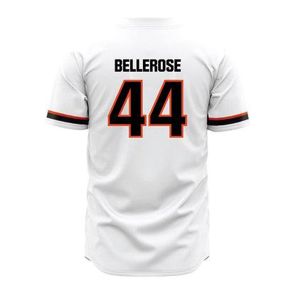 Oregon State - NCAA Baseball : Tyler Bellerose - White Jersey-1