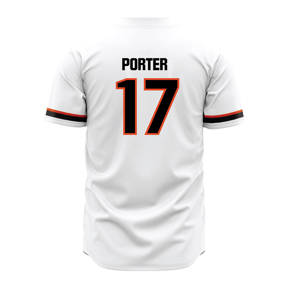 Oregon State - NCAA Baseball : Ethan Porter - White Jersey-1