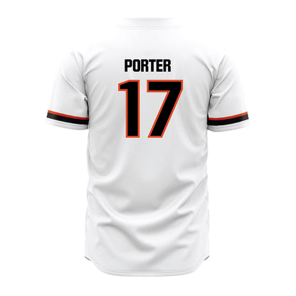 Oregon State - NCAA Baseball : Ethan Porter - White Jersey-1