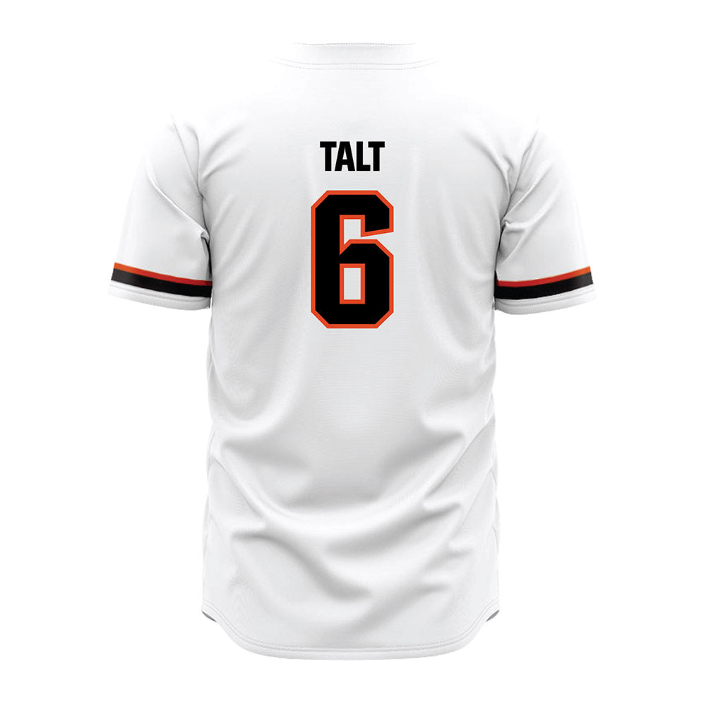 Oregon State - NCAA Baseball : Easton Talt - White Jersey-1