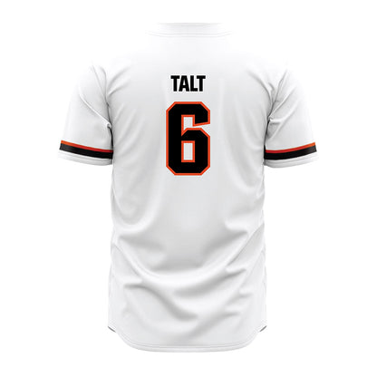 Oregon State - NCAA Baseball : Easton Talt - White Jersey-1