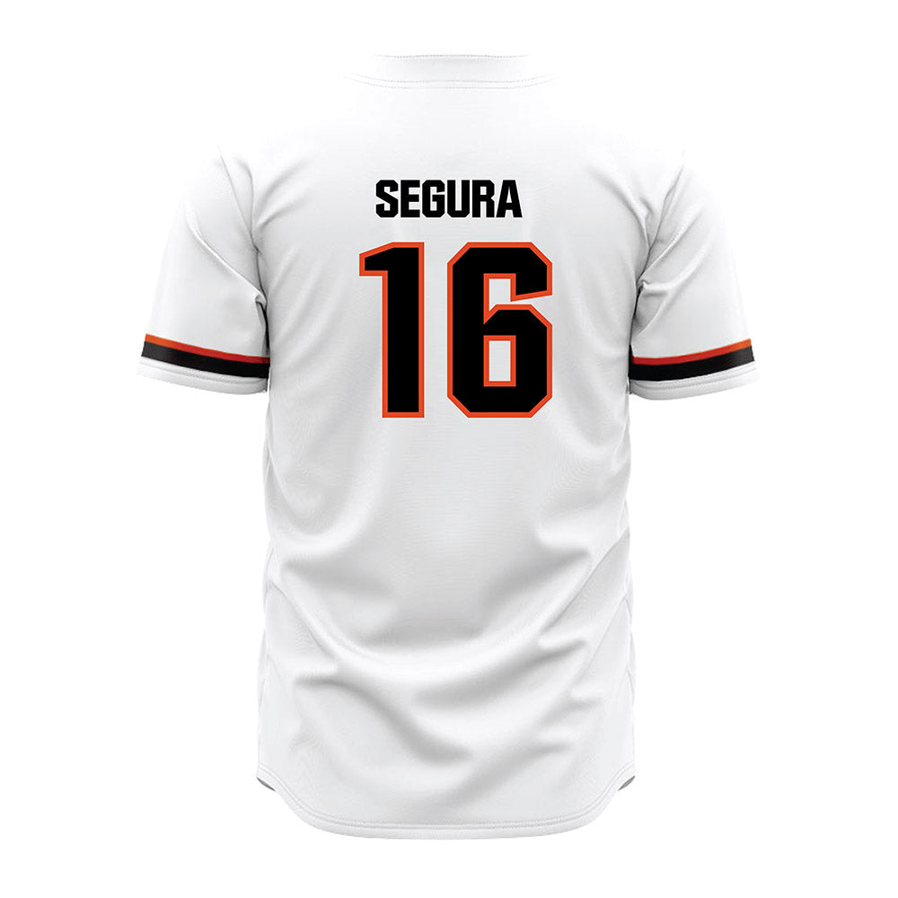 Oregon State - NCAA Baseball : Eric Segura - White Jersey-1