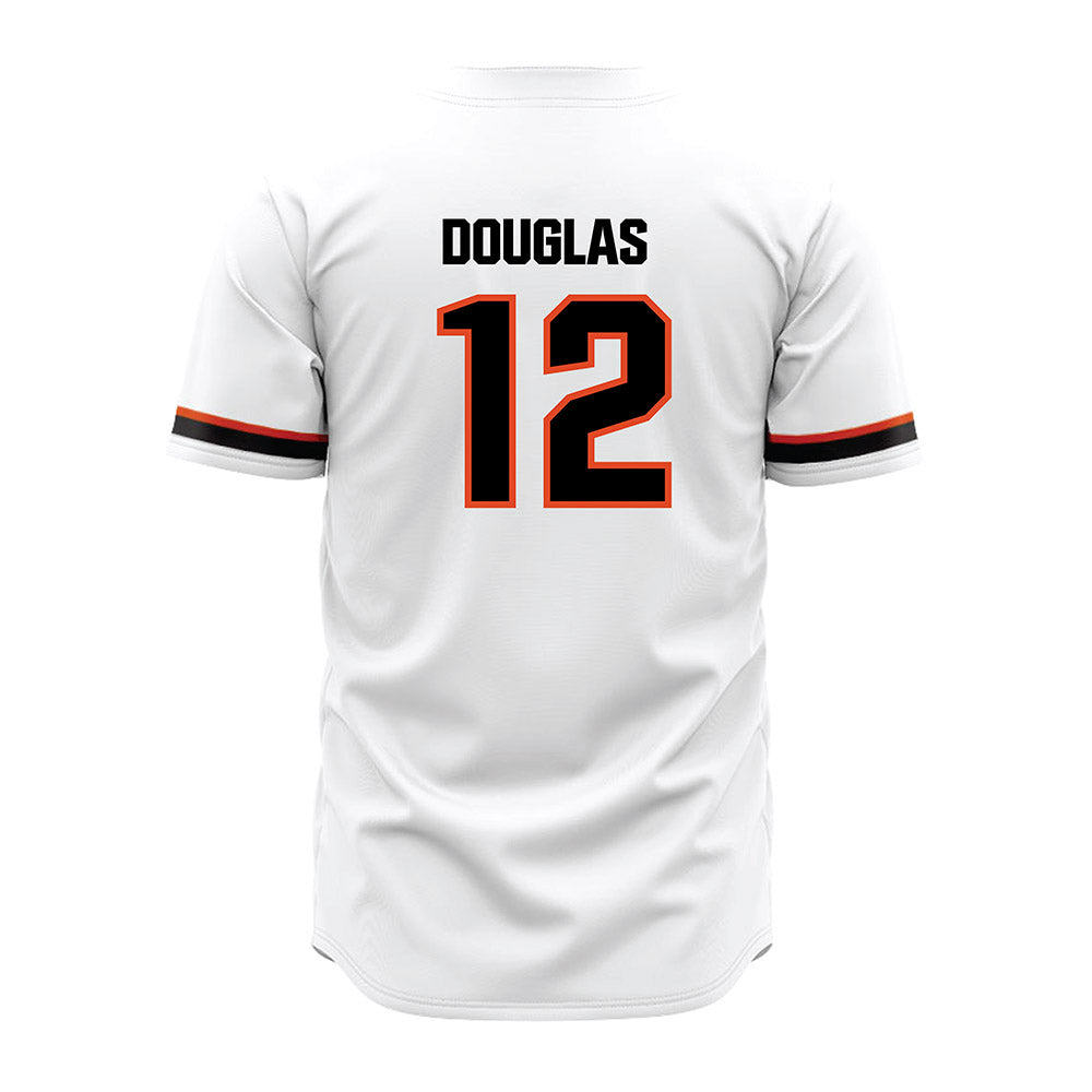 Oregon State - NCAA Baseball : Tanner Douglas - White Jersey-1