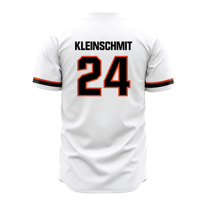 Oregon State - NCAA Baseball : Ethan Kleinschmit - White Jersey-1