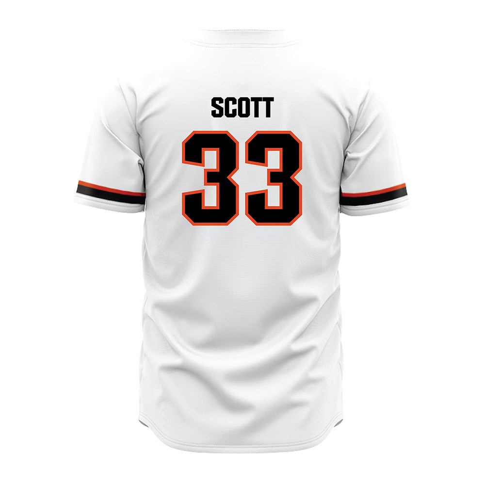 Oregon State - NCAA Baseball : Noah Scott - White Jersey-1
