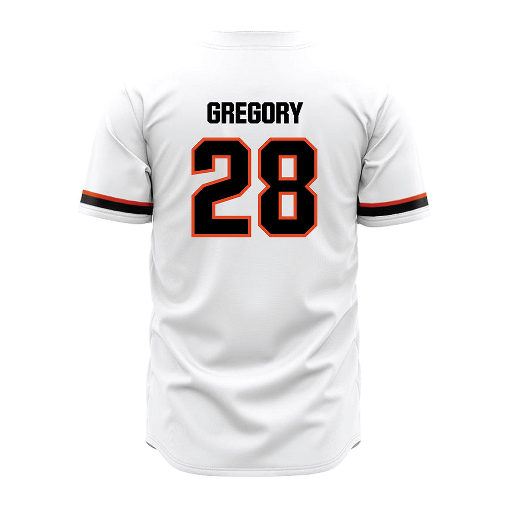 Oregon State - NCAA Baseball : Calvin Gregory - White Jersey-1