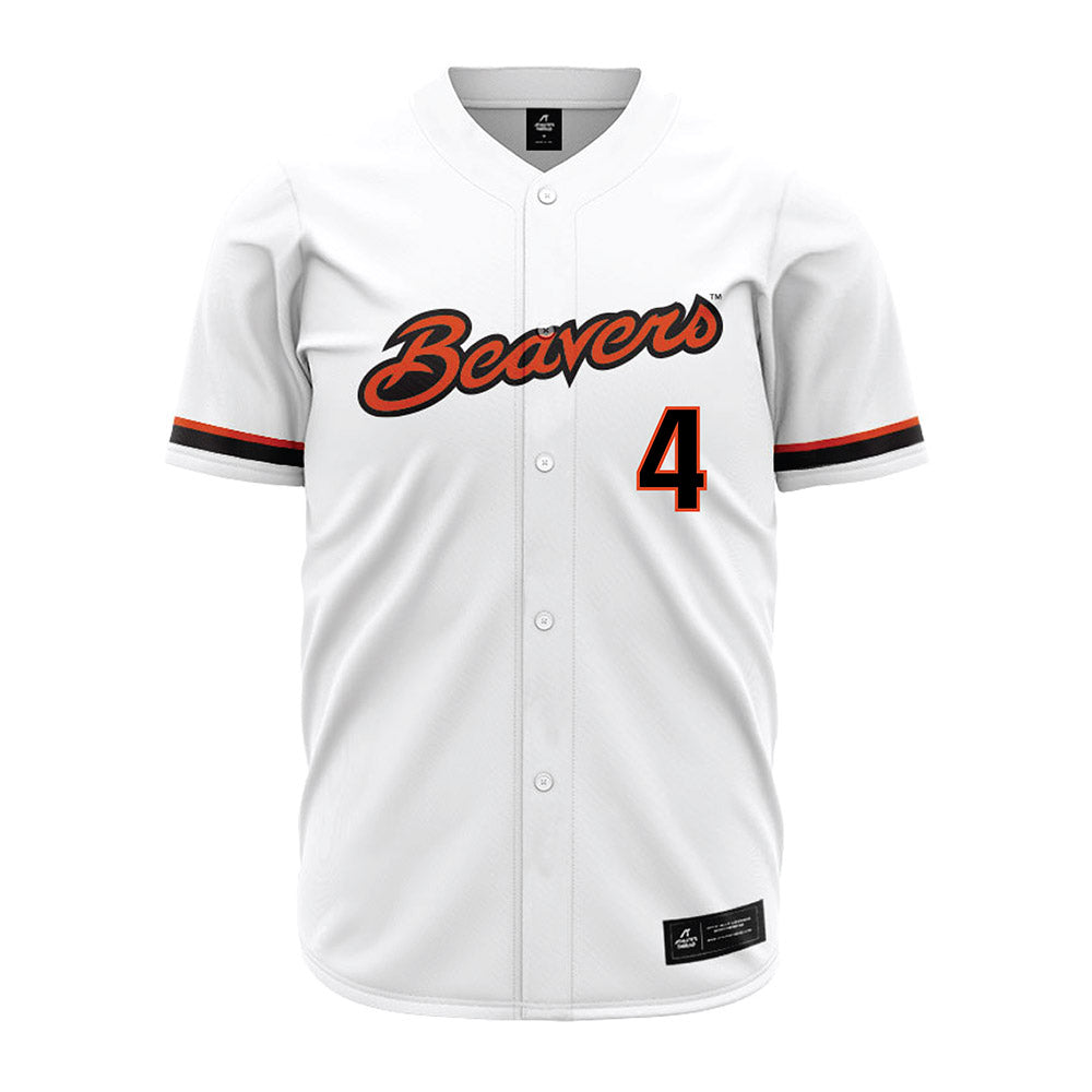 Oregon State - NCAA Baseball : Adam Haight - White Jersey-0