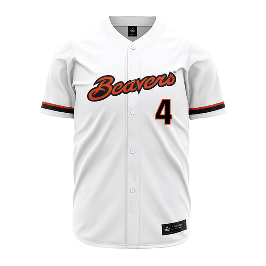 Oregon State - NCAA Baseball : Adam Haight - White Jersey-0