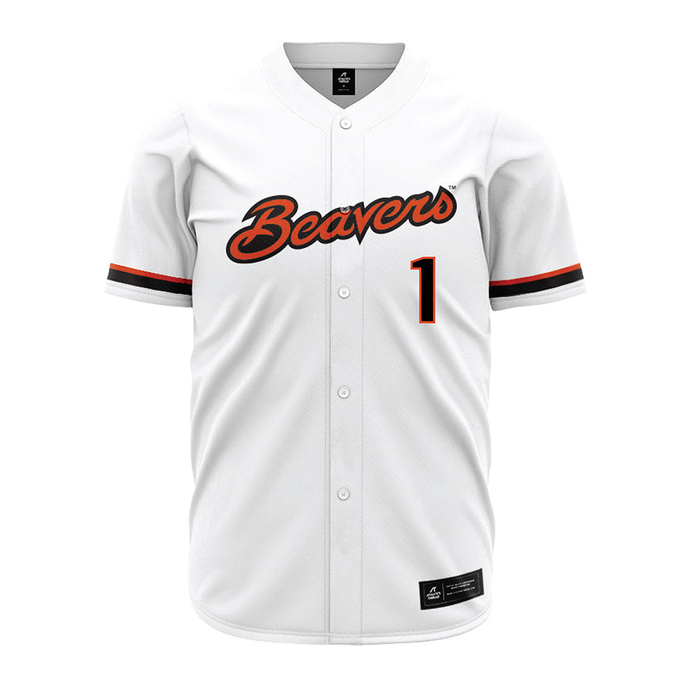 Oregon State - NCAA Baseball : Cooper Vance - White Jersey-0