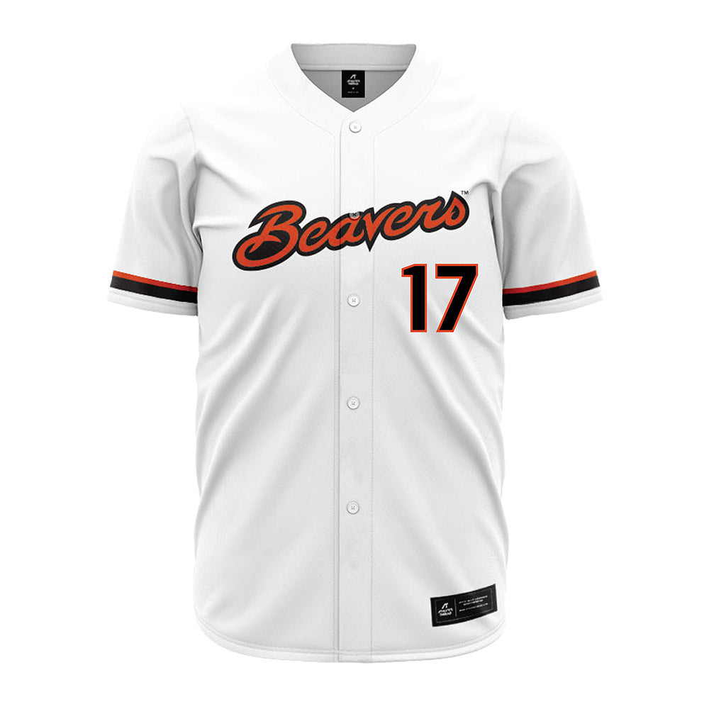 Oregon State - NCAA Baseball : Ethan Porter - White Jersey-0