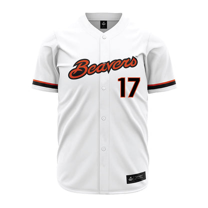 Oregon State - NCAA Baseball : Ethan Porter - White Jersey-0