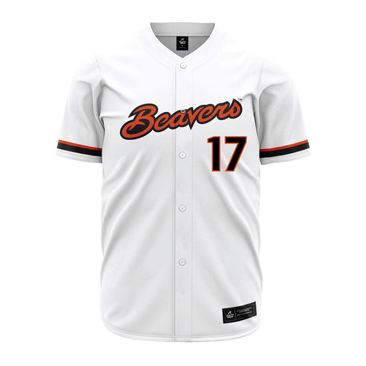 Oregon State - NCAA Baseball : Ethan Porter - White Jersey-0