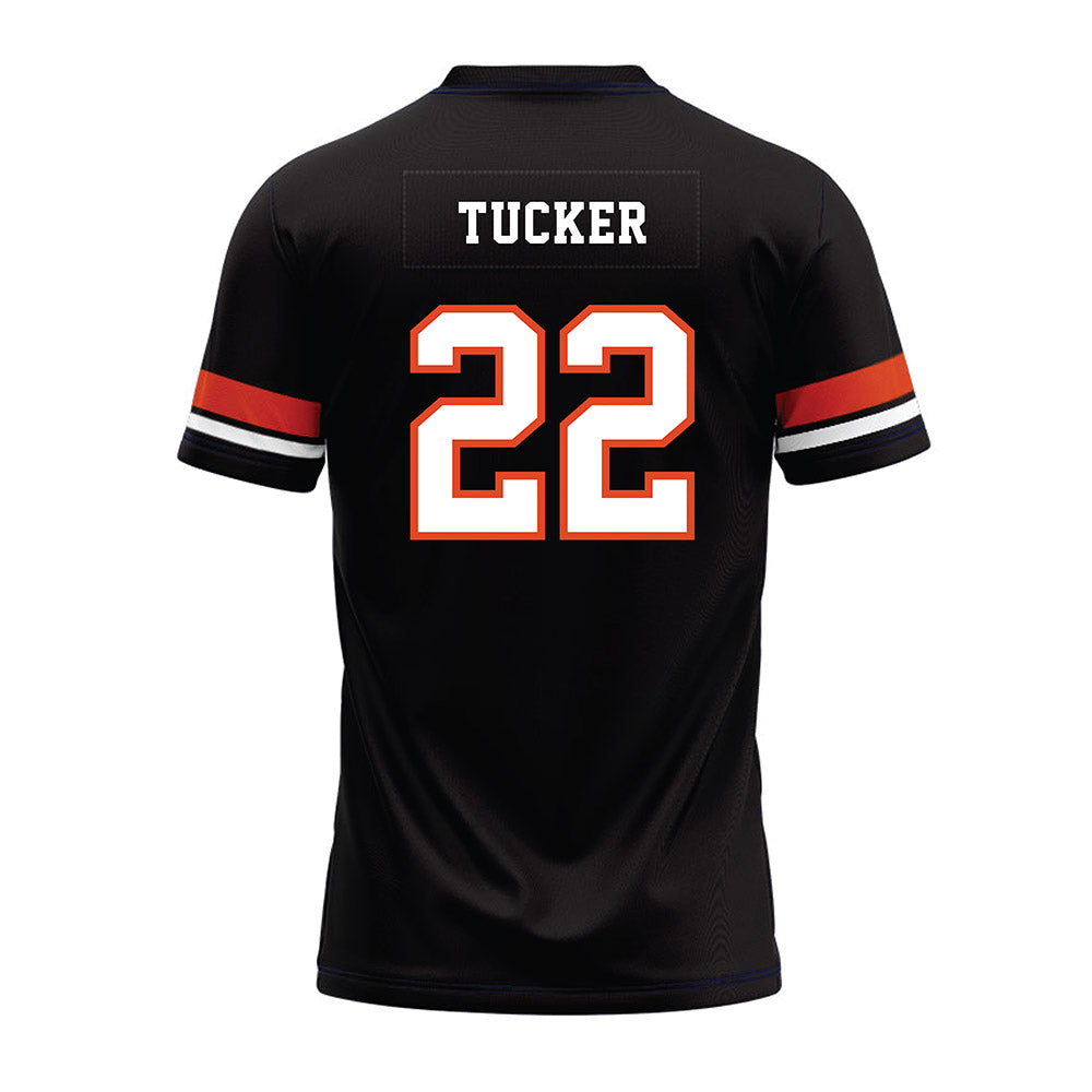 Oregon State - NCAA Football : Jalil Tucker - Black Premium Football Jersey-1
