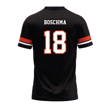 Oregon State - NCAA Football : Karson Boschma - Black Premium Football Jersey-1
